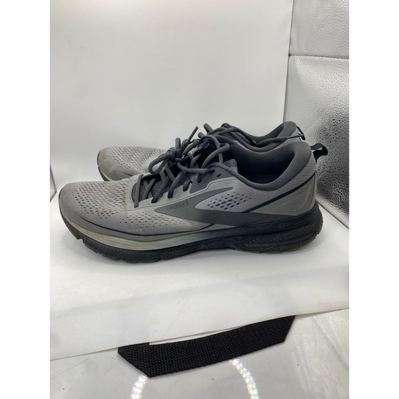 Brooks Trace 2 Mens Running Shoes Grey Black Mesh Sneakers Low‎ Top DNA LOFT main image 9